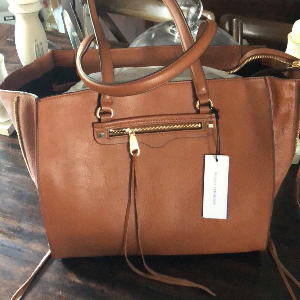 NEW Rebecca Minkoff Always in Side zip Regan Tote